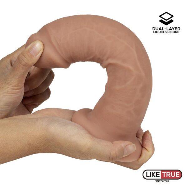 Dildo Realista Silicona Líquida Dual Layer 8.25-LIKETRUE (LoveCherry) EAN: 8436615004560 - Imagen 7