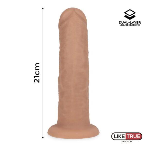 Dildo Realista Silicona Líquida Dual Layer 8.25-LIKETRUE (LoveCherry) EAN: 8436615004560 - Imagen 9