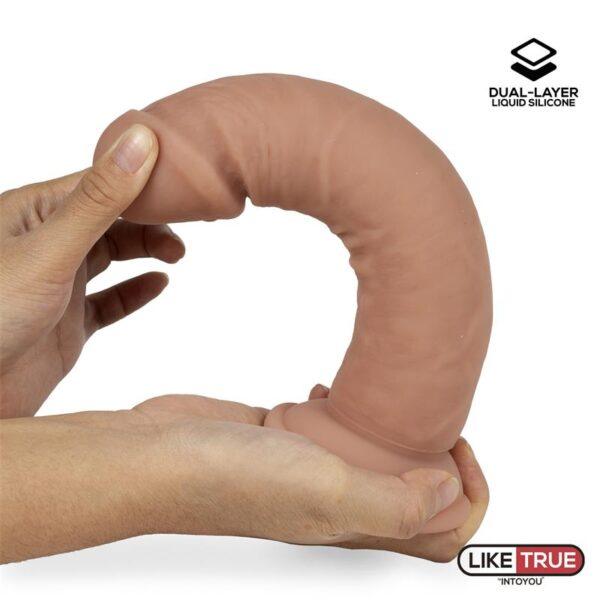 Dildo Realista Silicona Líquida Dual Layer 8.5-LIKETRUE (LoveCherry) EAN: 8436615004553 - Imagen 5