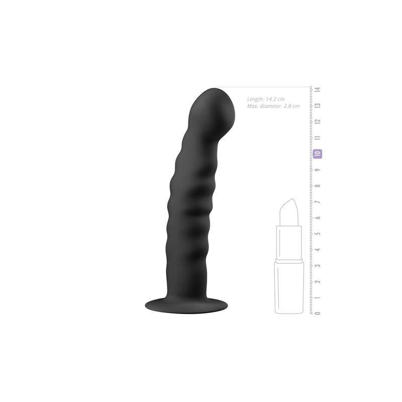 Dildo Silicona - Negro-EASYTOYS (LoveCherry) EAN: 8718627526866.0 - Imagen 4