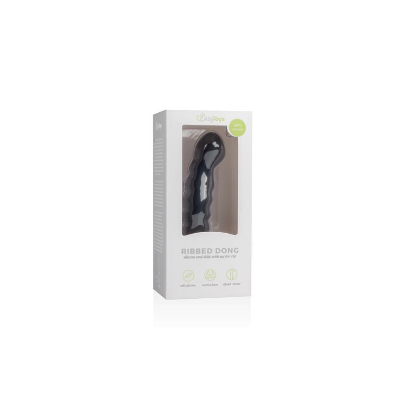 Dildo Silicona - Negro-EASYTOYS (LoveCherry) EAN: 8718627526866.0 - Imagen 5