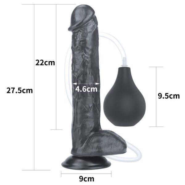 Dildo Squirting 11 Negro-LOVETOY (LoveCherry) EAN: 6970260909778 - Imagen 8