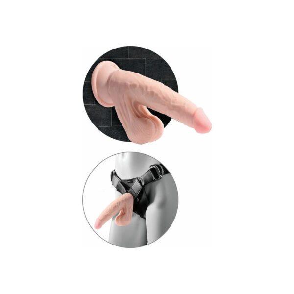 Dildo Triple Densidad Testiculos Oscilantes 8-KING COCK (LoveCherry) EAN: 603912766301 - Imagen 4