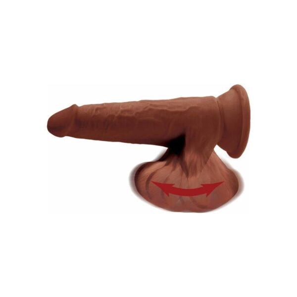 Dildo Triple Densidad Testículos Oscilantes 8 Caramelo-KING COCK (LoveCherry) EAN: 603912770568