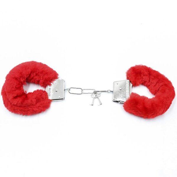 Esposas de Metal para Muñecas con Pelo Rojo-INTOYOU BDSM LINE (LoveCherry) EAN: 8436583794609 - Imagen 3