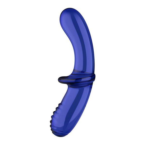 Estimulador de Cristal Double Crystal Hot and Cold Azul-SATISFYER (LoveCherry) EAN: 4061504045931 - Imagen 2