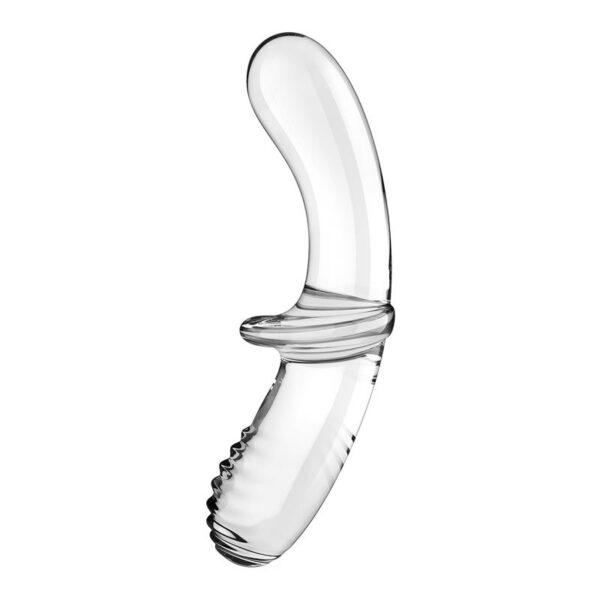 Estimulador de Cristal Double Crystal Hot and Cold Transparente-SATISFYER (LoveCherry) EAN: 4061504045665 - Imagen 2