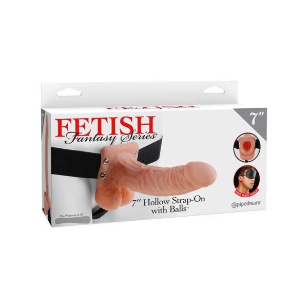 Fetish Fantasy Series Arnés con Hueco y Testículos de 17,7 cm Color Natural-FETISH FANTASY SERIES (LoveCherry) EAN: 603912362749 - Imagen 3