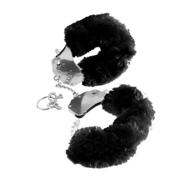 Fetish Fantasy Series Esposas de Peluches Originales Color Negro-FETISH FANTASY SERIES (LoveCherry) EAN: 603912105100