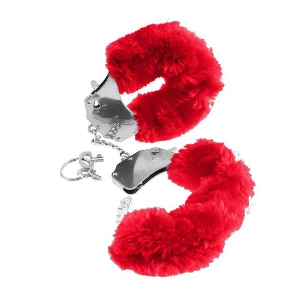 Fetish Fantasy Series Esposas de Peluches Originales Color Rojo-FETISH FANTASY SERIES (LoveCherry) EAN: 603912105209