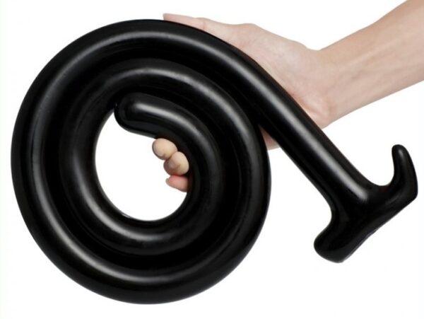 Consolador largo Mega Snake 100 x 3cm Negro-FUKR (Fun Distri) EAN: 3662811251537 - Imagen 3