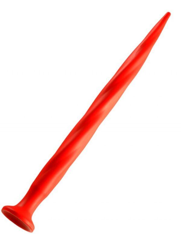 Consolador de gusano largo N°1 - 39 x 3cm Rojo-Stretch Worm (Fun Distri) EAN: 3662811314119