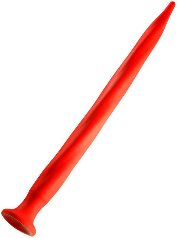 Consolador Largo N°5 - 64 x 5.2cm Rojo-STRETCH WORM (Fun Distri) EAN: 3662811314157