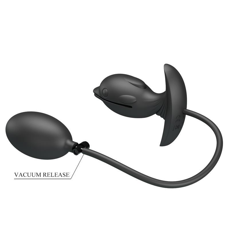 Hanson Plug Anal Inflable con Vibración-PRETTYLOVE (LoveCherry) EAN: 6959532328257.0 - Imagen 5