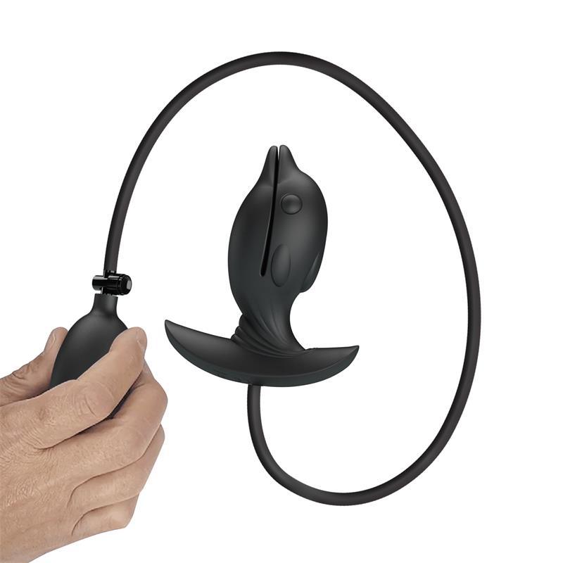 Hanson Plug Anal Inflable con Vibración-PRETTYLOVE (LoveCherry) EAN: 6959532328257.0 - Imagen 6