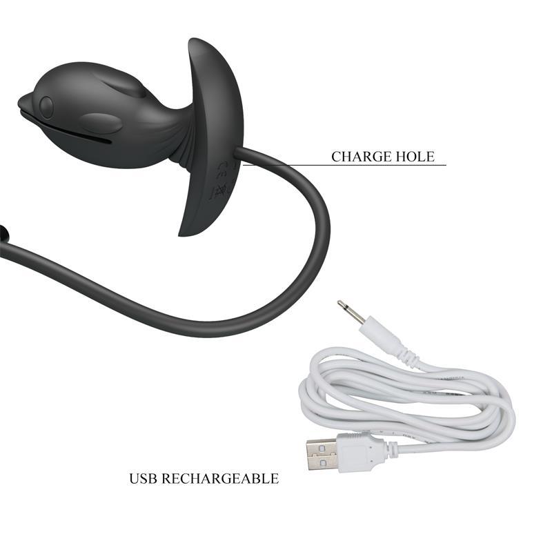 Hanson Plug Anal Inflable con Vibración-PRETTYLOVE (LoveCherry) EAN: 6959532328257.0 - Imagen 9