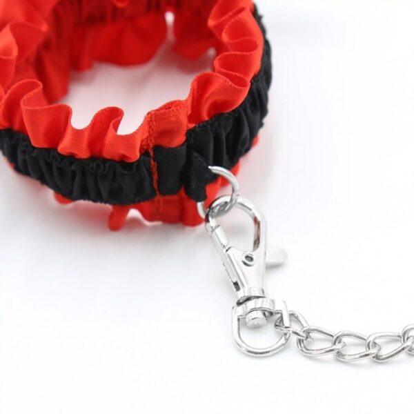 Collar Romance Kit Negro Rojo-KinkHarness (Fun Distri) EAN: 3662811105137 - Imagen 5