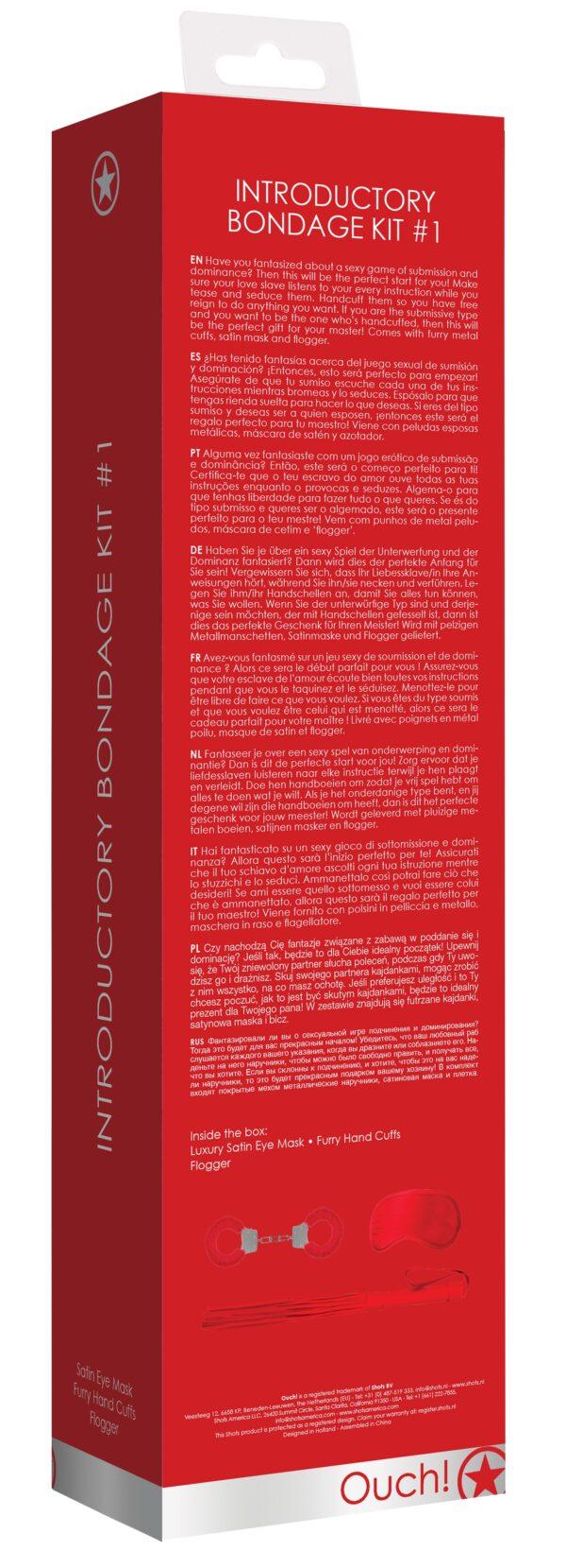 Kit de iniciación DM N°1 Rojo-Ouch! (Fun Distri) EAN: 8714237504416 - Imagen 3