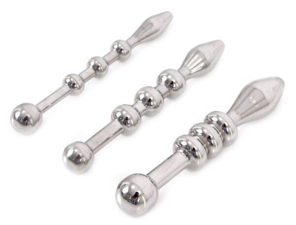 Juego de 3 cuentas de uretra 5.5cm | 6 a 10mm-Kiotos (Fun Distri) EAN: 8719497539673
