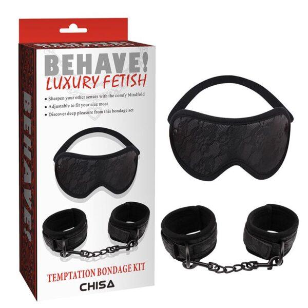 Kit Esposas y Antifaz Temptation-CHISA (LoveCherry) EAN: 759746063120
