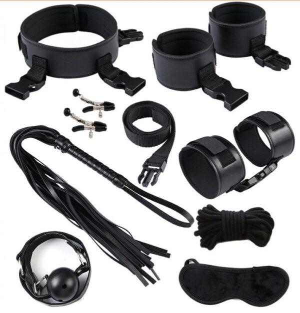 Kit de empalme de ojos negro 8 piezas-Generique (Fun Distri) EAN: 3662811173051