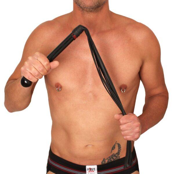 MARTINET CUERO/MADERA - 75cm-The Red (Fun Distri) EAN: 3701019811836