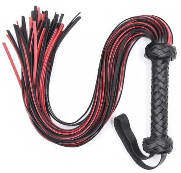 Látigo Lofy 65cm Negro-Rojo-Correct Me (Fun Distri) EAN: 3662811408382 - Imagen 2