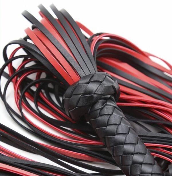 Látigo Lofy 65cm Negro-Rojo-Correct Me (Fun Distri) EAN: 3662811408382 - Imagen 4