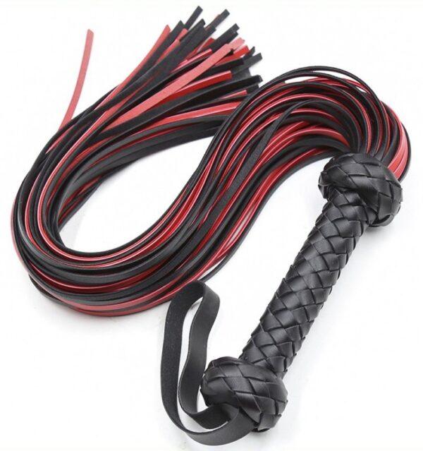 Látigo Lofy 65cm Negro-Rojo-Correct Me (Fun Distri) EAN: 3662811408382
