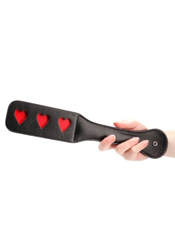 Pala Tri Hearts 32cm-Ouch! (Fun Distri) EAN: 8741273504018 - Imagen 4