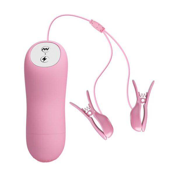 Pinza para Pezones con Vibración y Electro Shock-BAILE (LoveCherry) EAN: 6959532322569 - Imagen 2