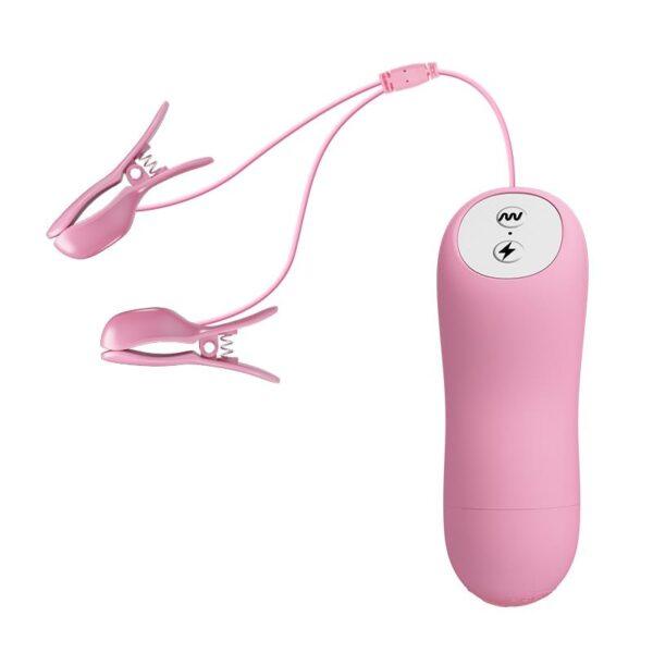 Pinza para Pezones con Vibración y Electro Shock-BAILE (LoveCherry) EAN: 6959532322569