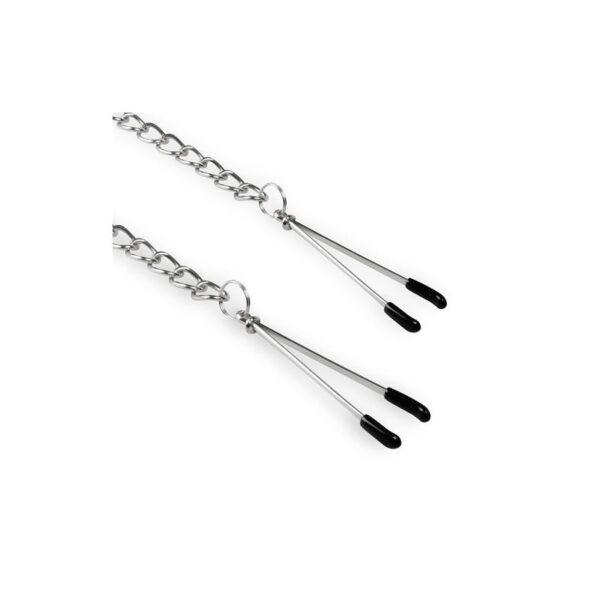 Pinzas con Cadena de Metal para Pezones-EASYTOYS (LoveCherry) EAN: 8719497665570 - Imagen 2