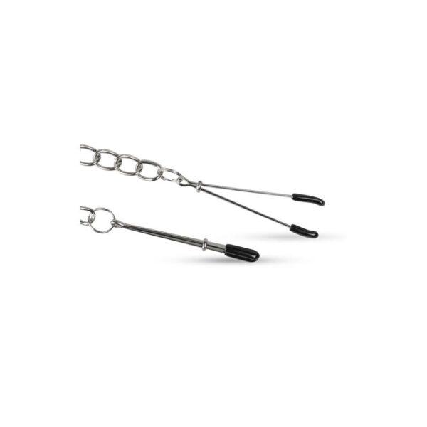 Pinzas con Cadena de Metal para Pezones-EASYTOYS (LoveCherry) EAN: 8719497665570 - Imagen 3