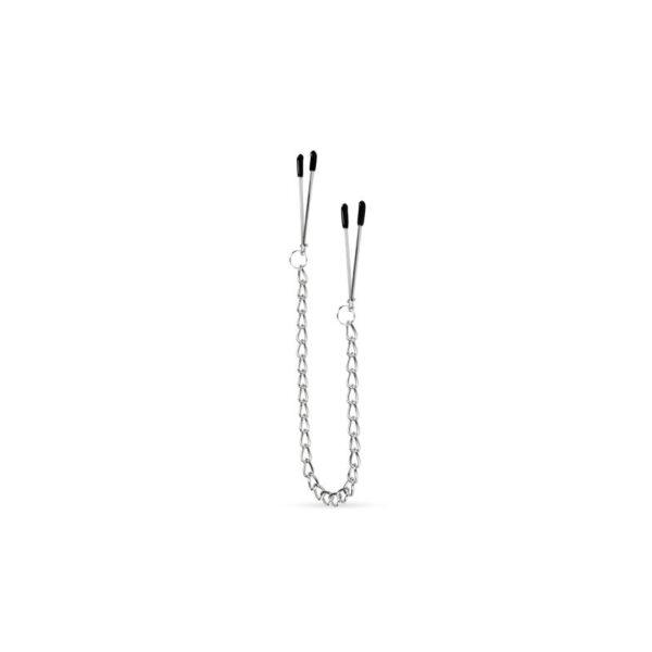 Pinzas con Cadena de Metal para Pezones-EASYTOYS (LoveCherry) EAN: 8719497665570