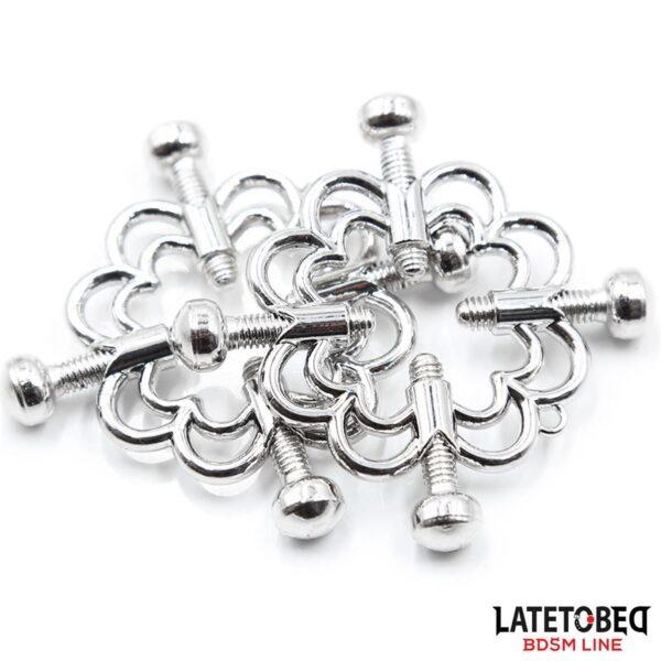 Pinzas de Metal para Pezones Ajustables-LATETOBED BDSM LINE (LoveCherry) EAN: 8436615001101 - Imagen 5