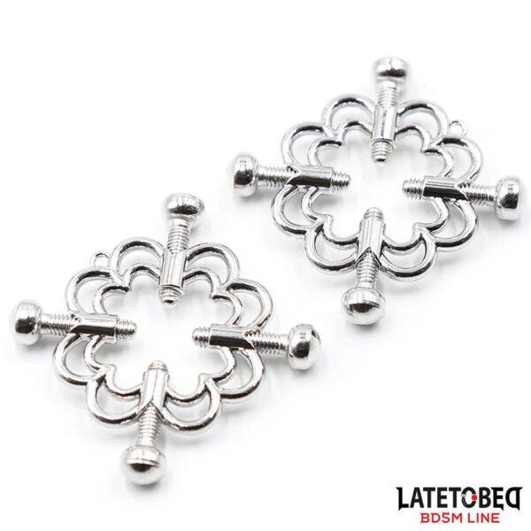 Pinzas de Metal para Pezones Ajustables-LATETOBED BDSM LINE (LoveCherry) EAN: 8436615001101 - Imagen 6