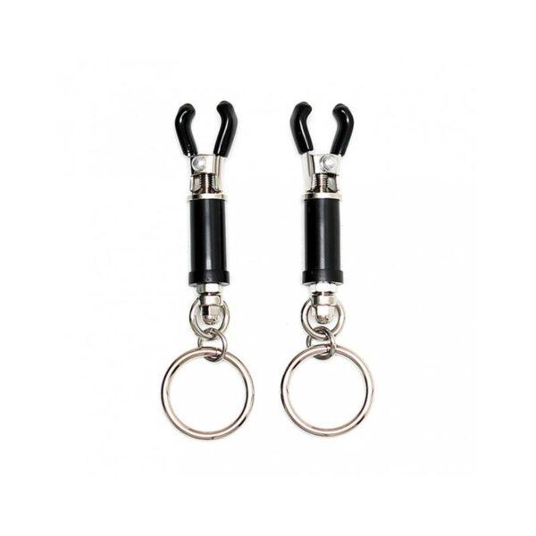 Pinzas para Pezones sin Cadena Ajustables-BONDAGE PLAY (LoveCherry) EAN: 8718924231302