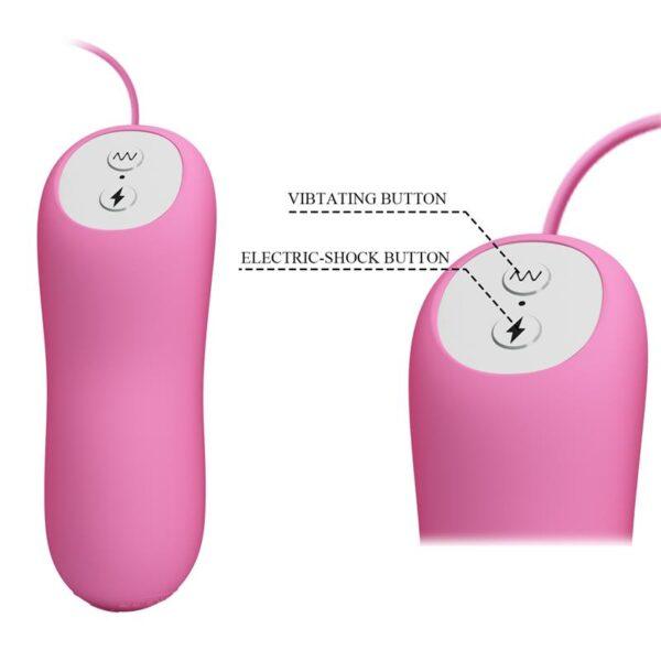 Pinzas para Pezones y Huevo Vibrador con Electro shock-PRETTYLOVE (LoveCherry) EAN: 6959532334142 - Imagen 6