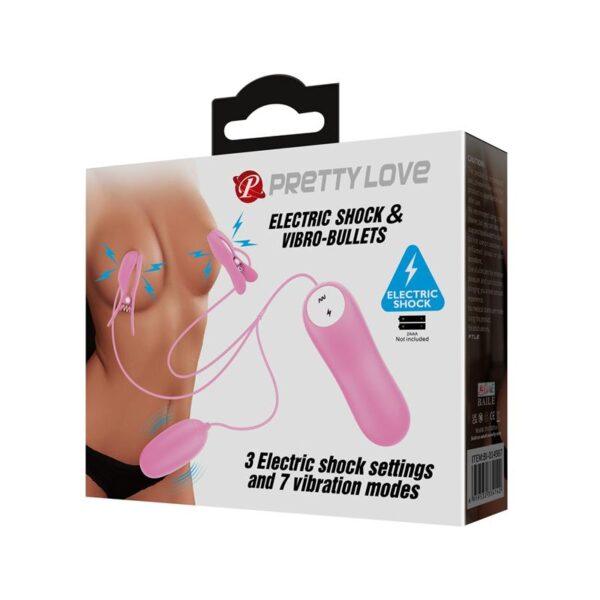 Pinzas para Pezones y Huevo Vibrador con Electro shock-PRETTYLOVE (LoveCherry) EAN: 6959532334142 - Imagen 8