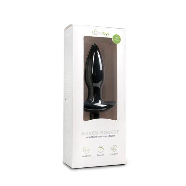 Plug Anal 10 Funciones Vibración Negro-EASYTOYS (LoveCherry) EAN: 8718627526798 - Imagen 4