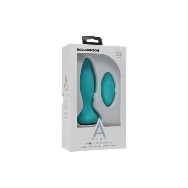 Plug Anal con Vibración Vibe Adventurous Turquesa-A-PLAY (LoveCherry) EAN: 782421075620 - Imagen 2