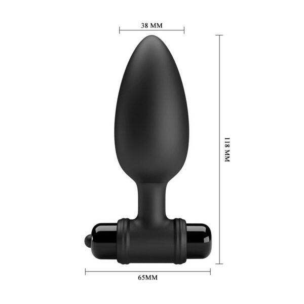 Plug Anal con Vibración Vibra Butt Plug II USB-PRETTYLOVE (LoveCherry) EAN: 6959532326222 - Imagen 8