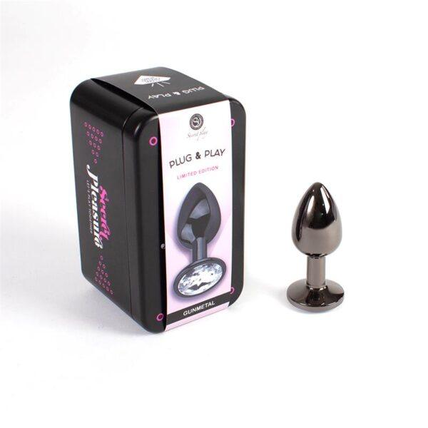 Plug Anal Gunmetal Talla S-SECRET PLAY (LoveCherry) EAN: 8434017061549