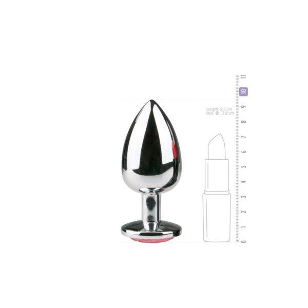 Plug Anal con Cristal Rosa No. 6-EASYTOYS (LoveCherry) EAN: 8718627525722 - Imagen 3