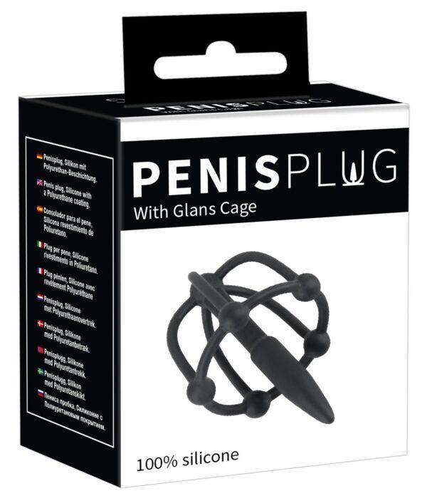Plug de silicona para el pene Glande 5cm - Diámetro 8mm-PENIS PLUG (Fun Distri) EAN: 4024144547364 - Imagen 2