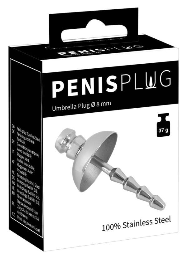 Penis plug Paraguas 6cm - Diámetro 8mm-PENIS PLUG (Fun Distri) EAN: 4024144453016 - Imagen 2