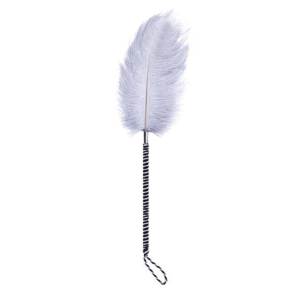 Plumas Estimuladoras 46 cm Blanco/Negro-LATETOBED BDSM LINE (LoveCherry) EAN: 8436583793817