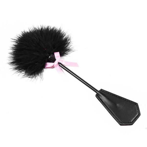 Plumero y Pala 2 en 1 29 cm Negro-LATETOBED BDSM LINE (LoveCherry) EAN: 8436583793756