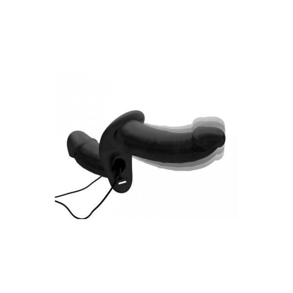 Power Pegger Vibradopr Doble con Arnés Negro-STRAP U (LoveCherry) EAN: 848518028303 - Imagen 3